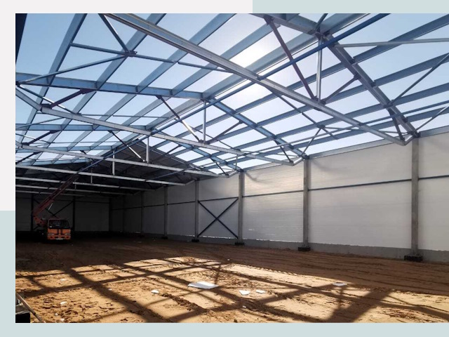 Строительство сенохранилищ в Мичуринске