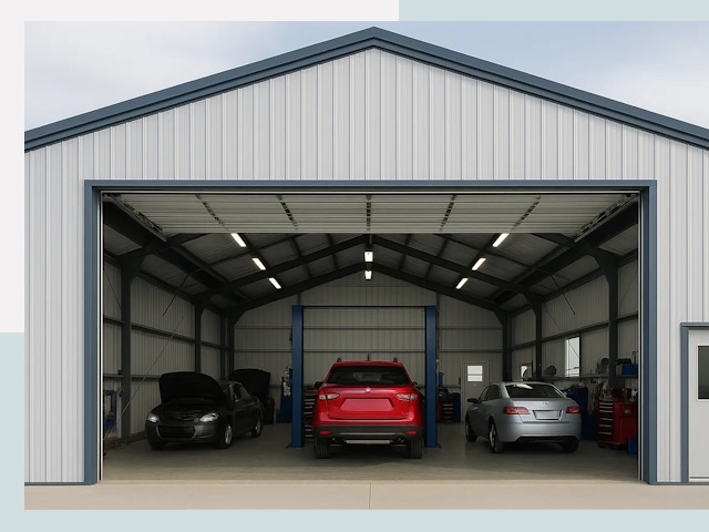 Ангары из сэндвич панелей от 621 руб. в Мичуринск