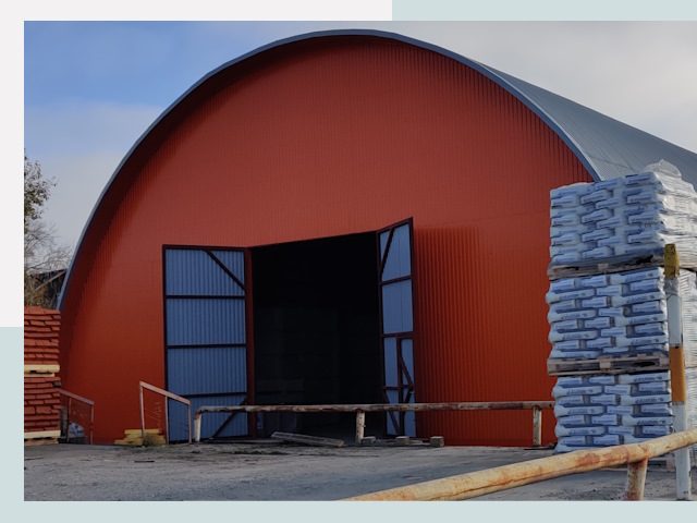 Полукруглые ангары по цене от 621 руб. в Мичуринск