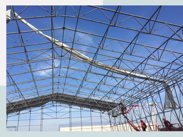 Шатровые ангары от 621 руб. в Мичуринске и Тамбовской области