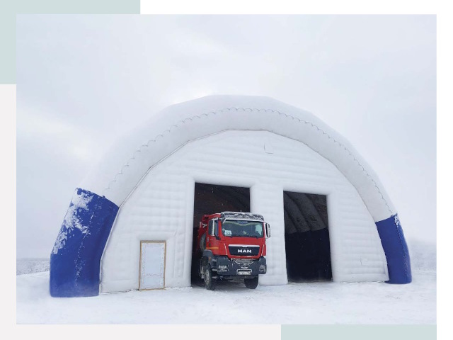 Мобильные ангары в Мичуринске