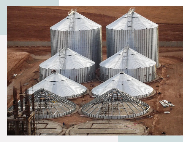 Строительство зерновых силосов в Мичуринске