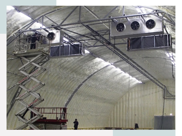 Оснащение ангаров в Мичуринске
