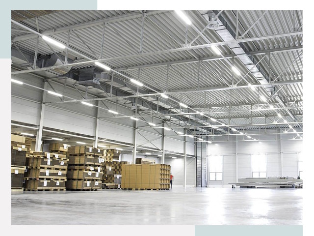 Освещение ангаров в Мичуринске