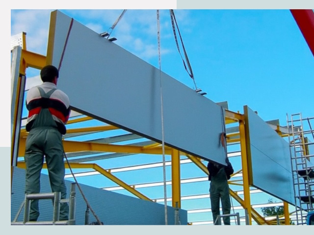 Монтаж сэндвич-панелей в Мичуринске от 621 руб.